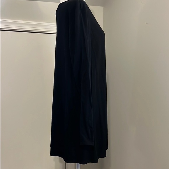 Eileen Fisher Women's Black Long Sleeve sweater dress/tunic L - Picture 3 of 6